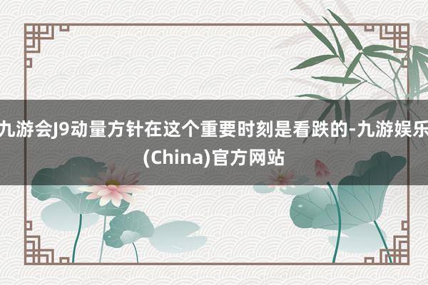 九游会J9动量方针在这个重要时刻是看跌的-九游娱乐(China)官方网站