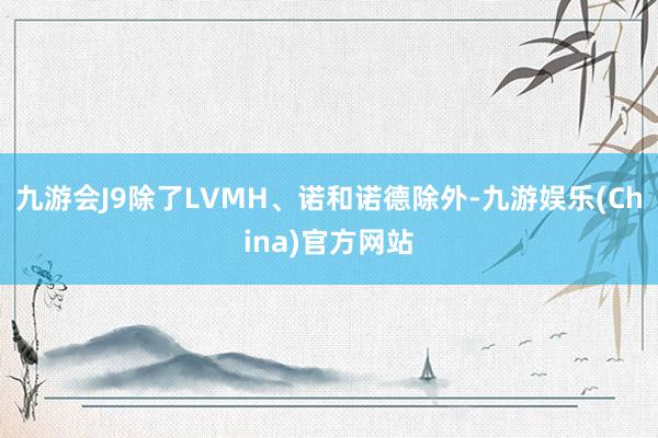 九游会J9除了LVMH、诺和诺德除外-九游娱乐(China)官方网站